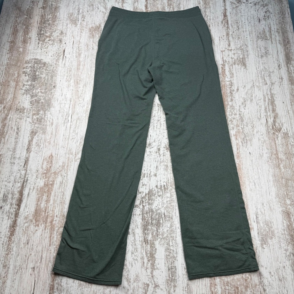 Vuori Halo Wide Leg Lounge Pants Green Pintuck Seam VW425 Medium DreamKnit - Picture 2 of 9